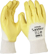Maxisafe Sandfire Yellow Nitrile 3/4 Dipped Glove (12 Pairs)